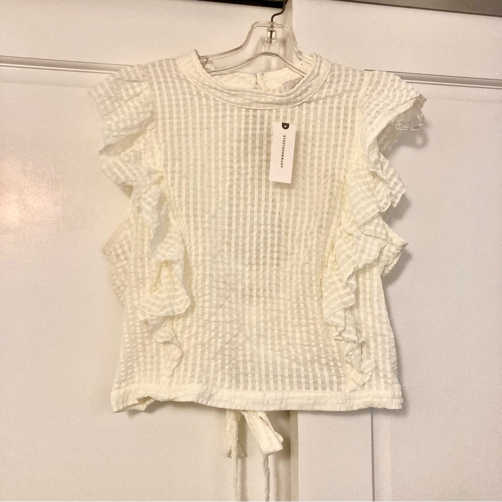 NWT Maeve Textured Blouse